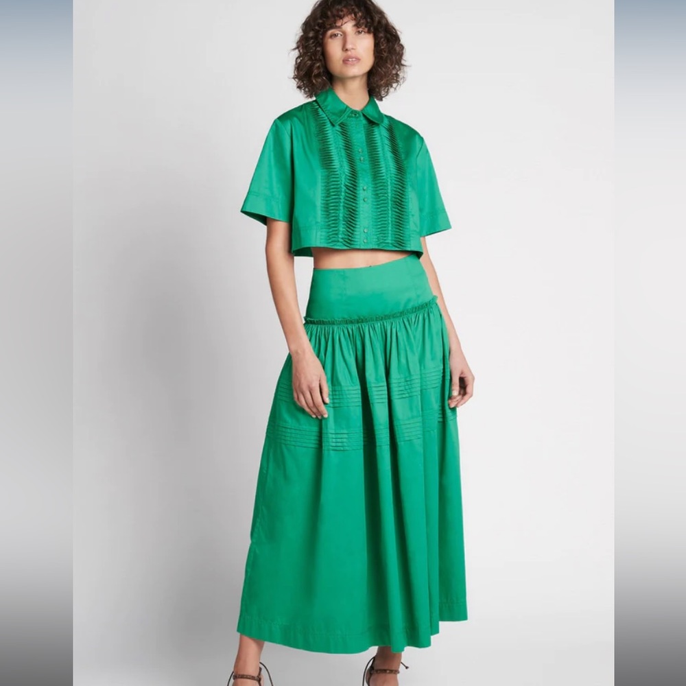 Aje Poised Pleated Midi Skirt (UK 8/US 4)